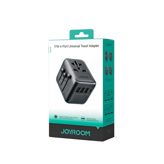 Charger Mobile Joyroom 3xUsb 1×PD Charging 17w JR-TCW01 Black